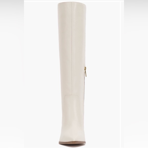Vince Camuto Elegant Cream Knee-High Women's Boots wide calf size 7 - Picture 4 of 7